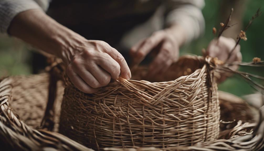 weaving foraging basket tutorial