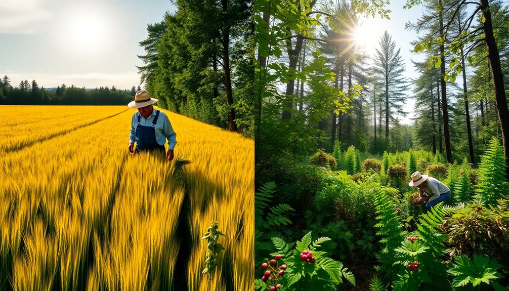 agricultural advancement over foraging