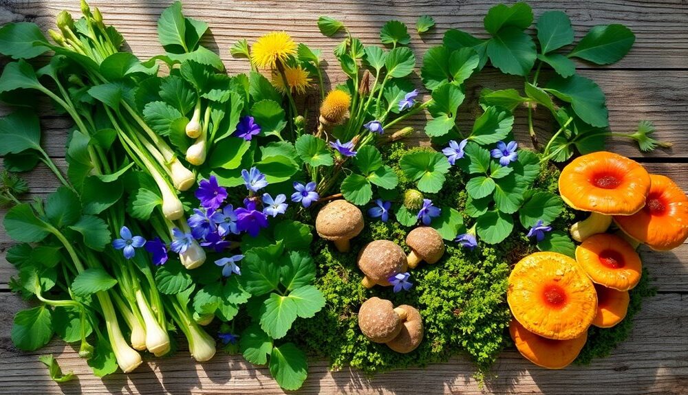 april foraging seasonal delights