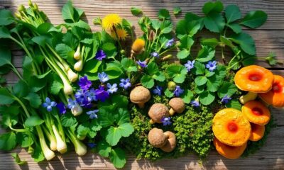 april foraging seasonal delights