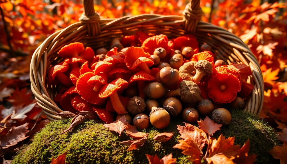 autumn harvest foraging opportunities