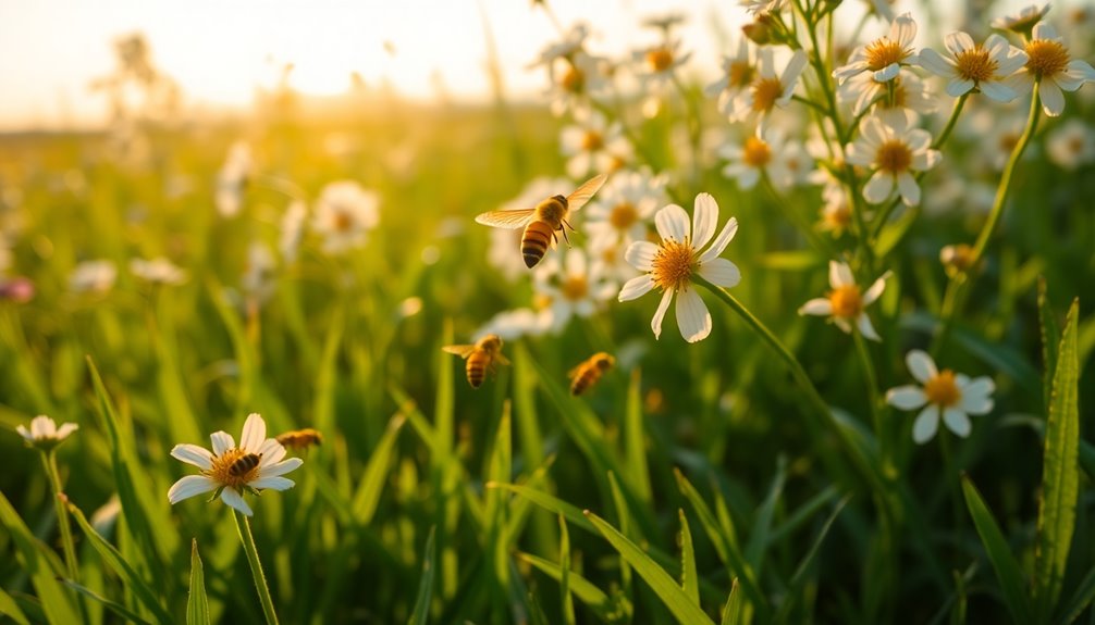 bees forage at specific times