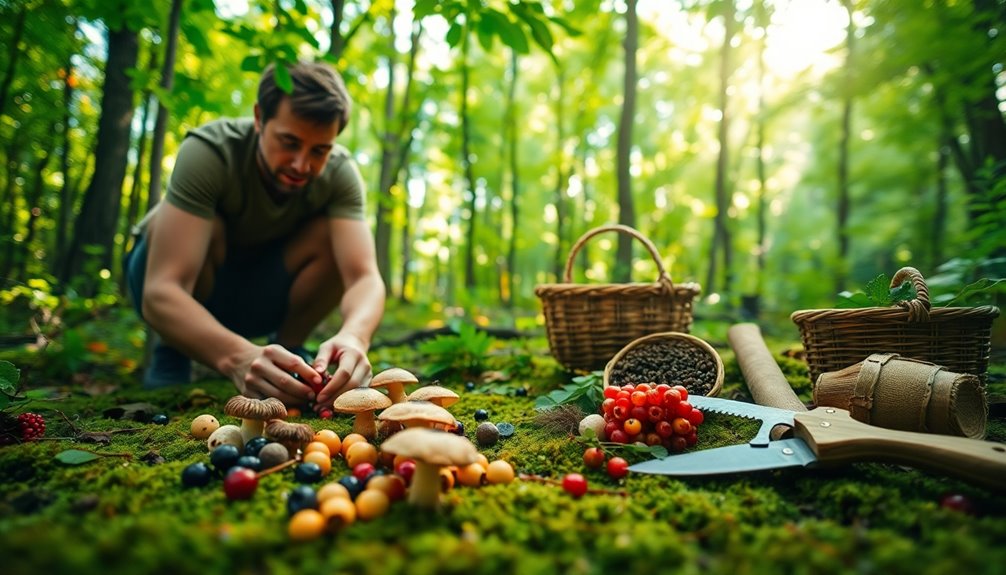 efficient foraging skill development