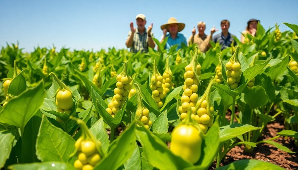 forage soybeans produce pods