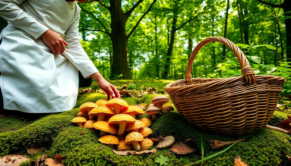 foraged mushrooms in cooking