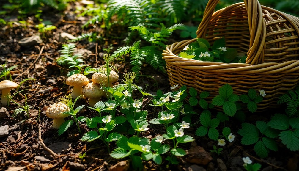 foraged plants in cooking