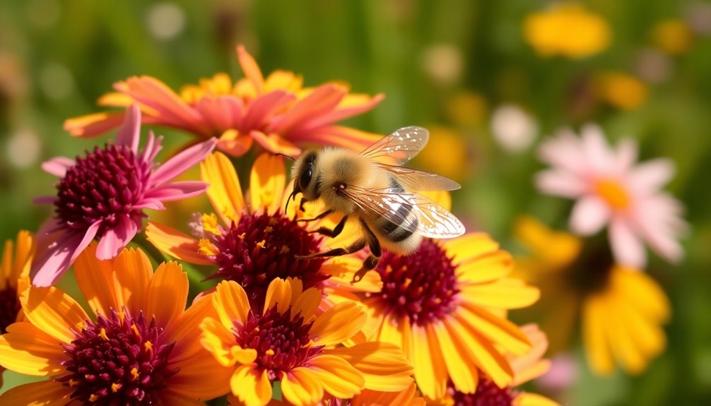 foraging bees fuel food