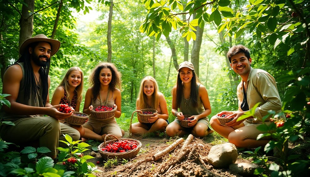 foraging behavior adaptations observed