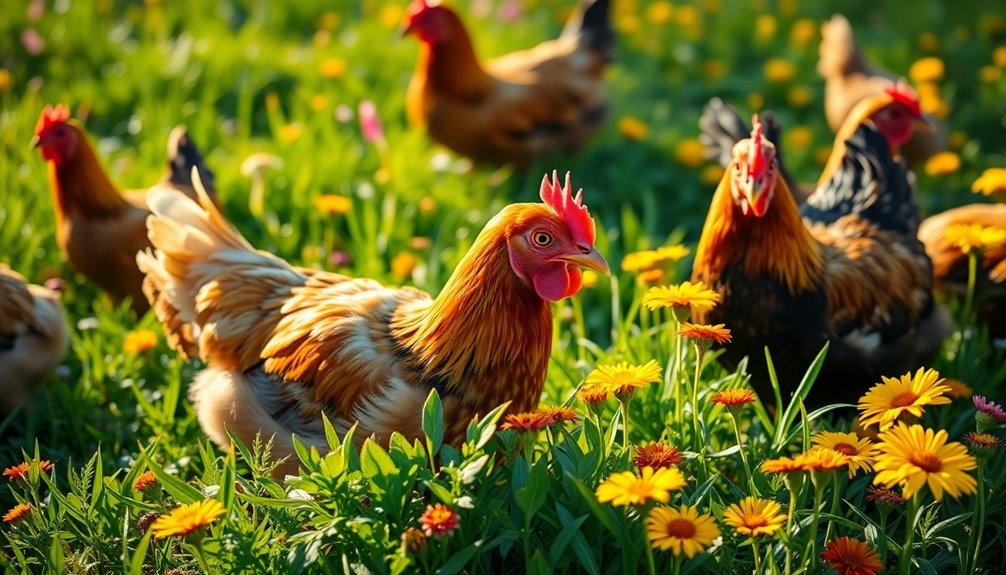 foraging enhances chicken health