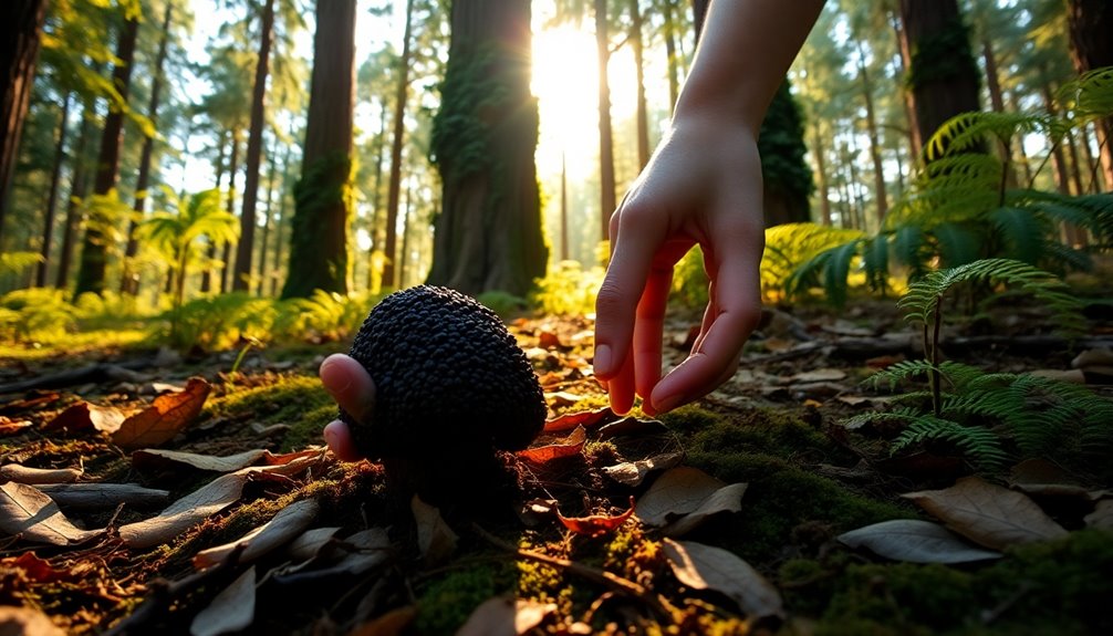 foraging for gourmet truffles