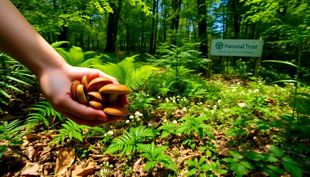 foraging in protected areas