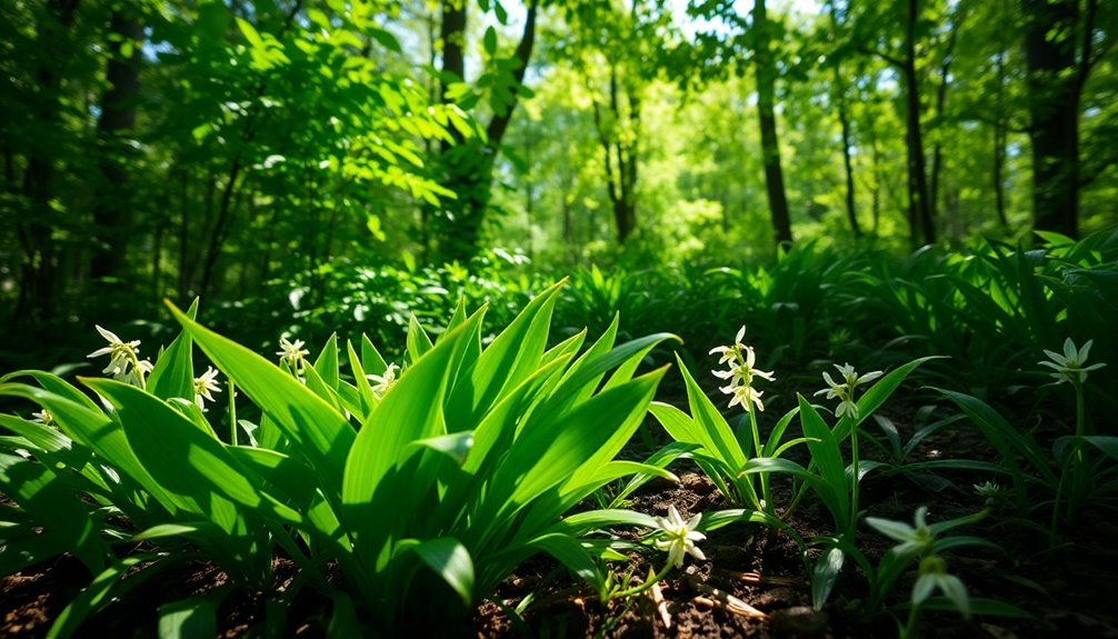 foraging wild garlic locations