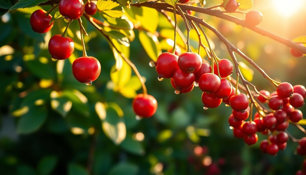 gathering wild fruits together