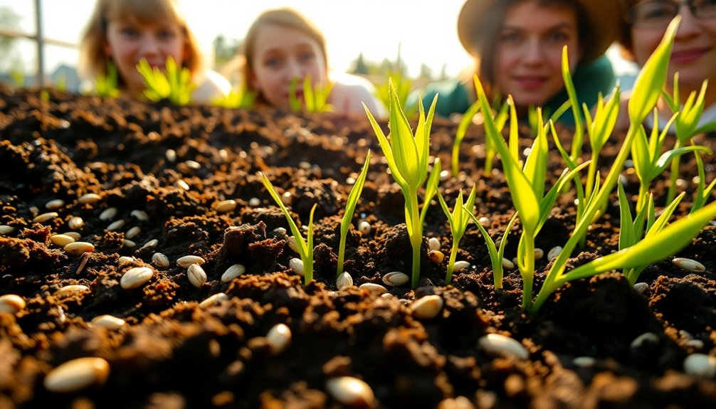 growing and nurturing plants