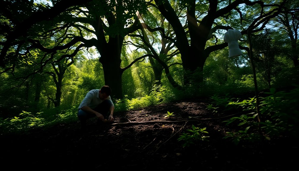 hidden truffle harvest sites