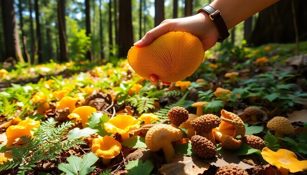 identifying safe edible mushrooms