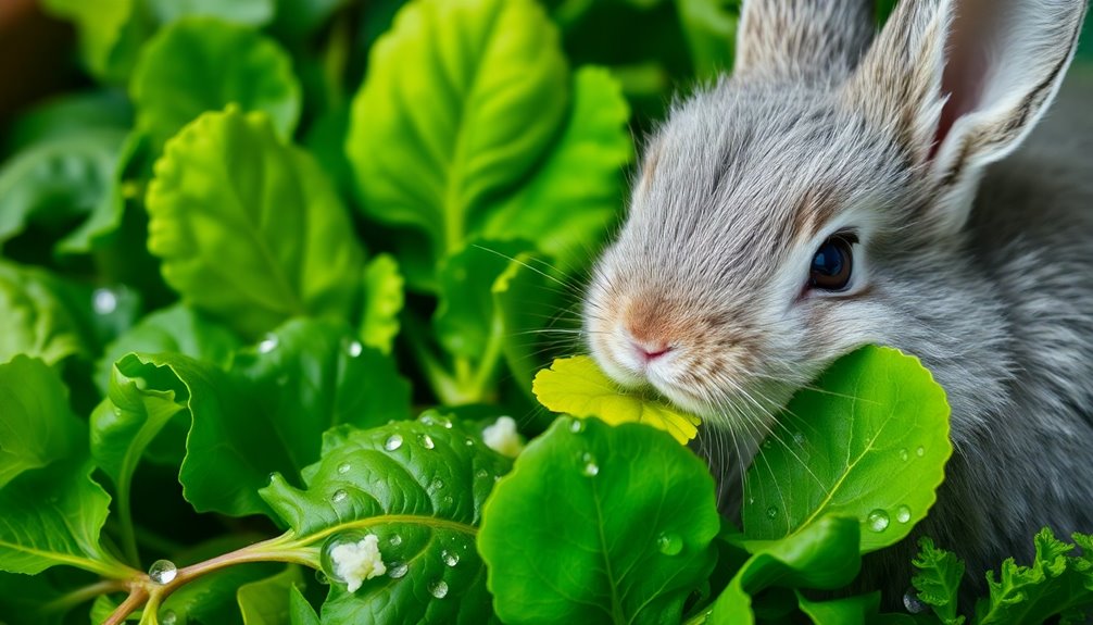 leafy greens for rabbits