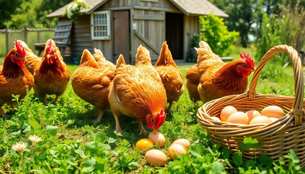 optimal forage for chickens