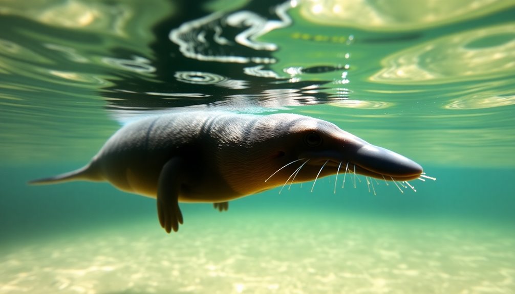 platypus foraging sensory abilities