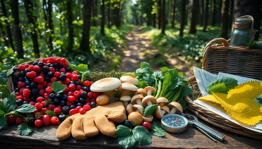 seasonal food gathering techniques