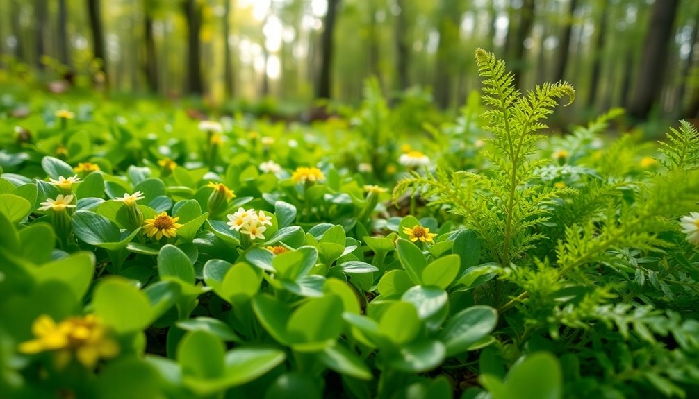 spring foraging edible plants