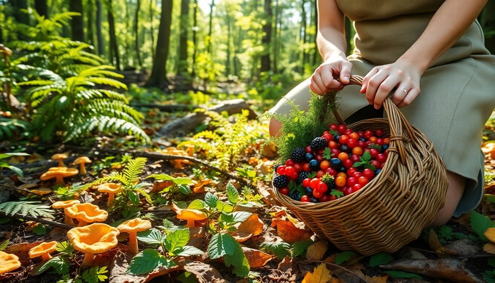 sustainable wild food gathering