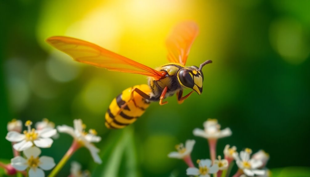 wasps foraging work schedule