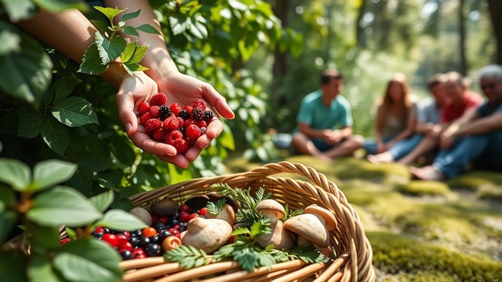 building bonds through shared foraging