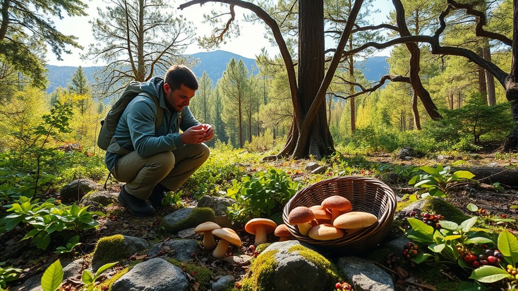 choose safe legal foraging sites