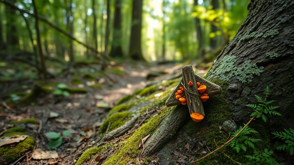 eco friendly natural trail markers