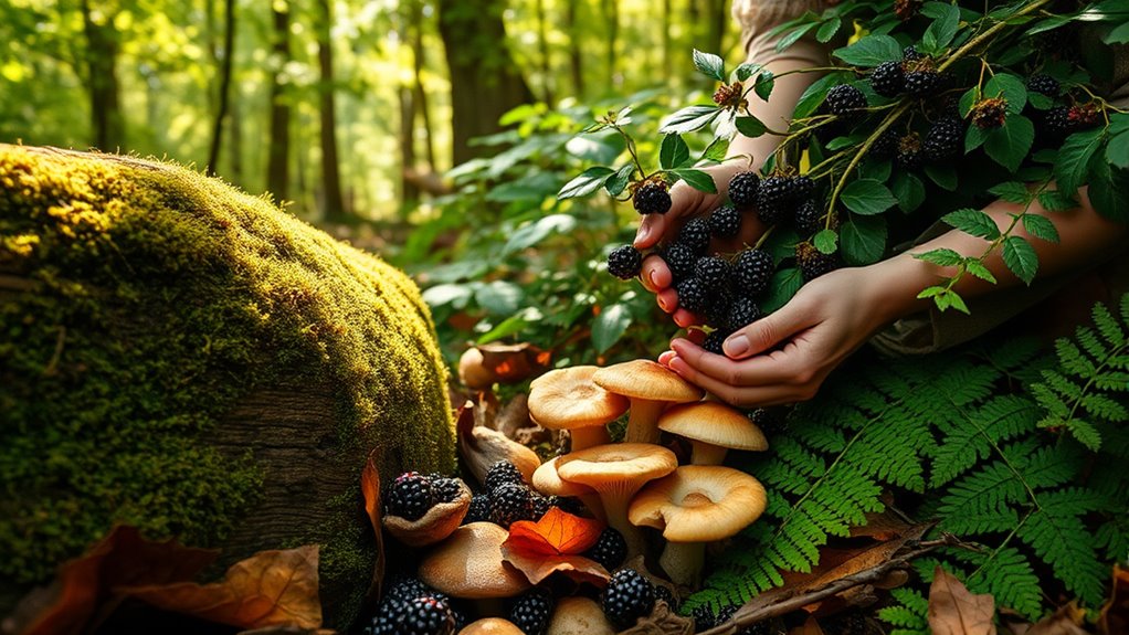 eco friendly wild food harvesting