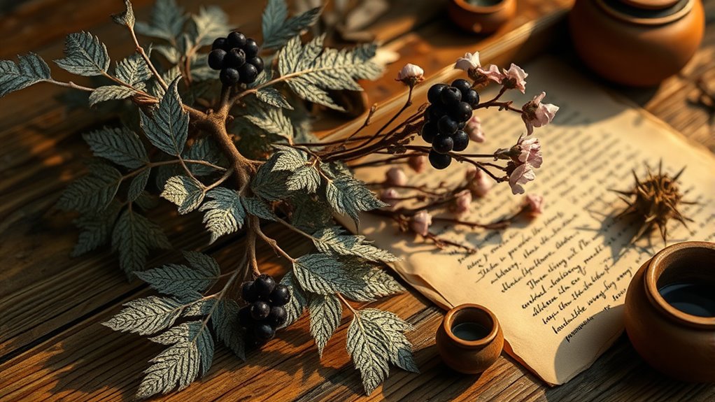elder hawthorn healing symbols