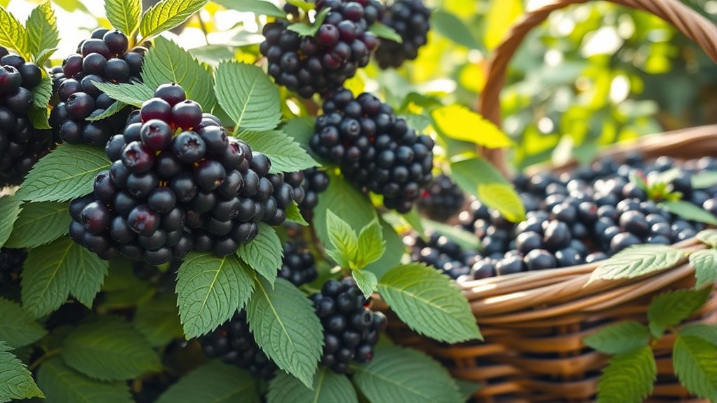 elderberries nutrients benefits immunity
