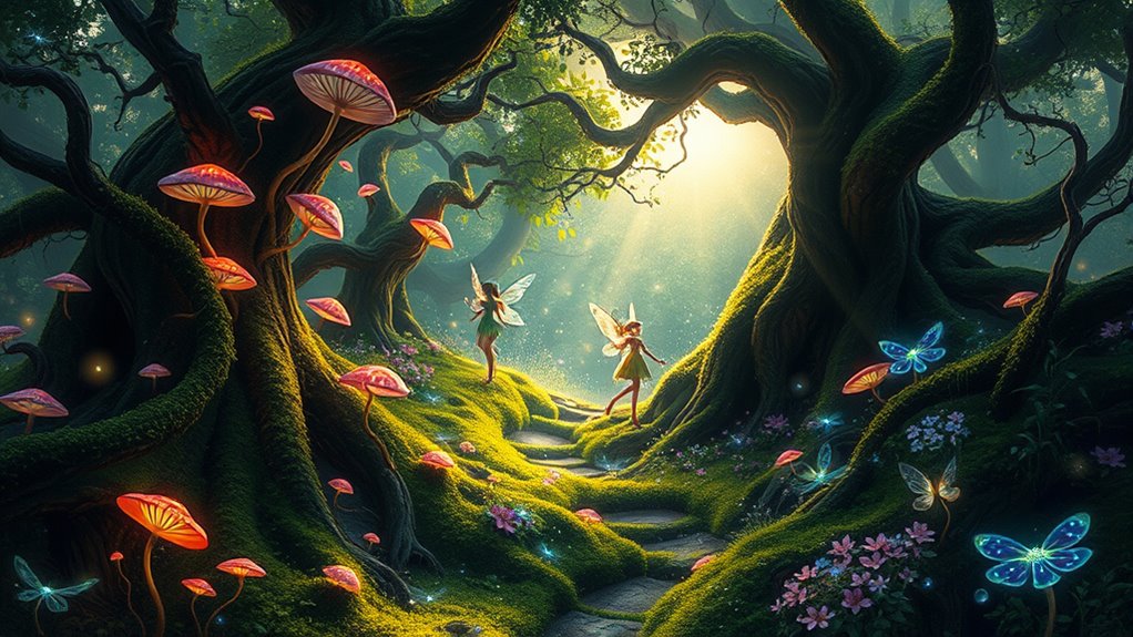 enchanted forests symbolize transformation