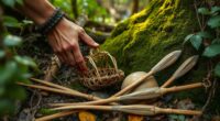 foraged tools for trapping