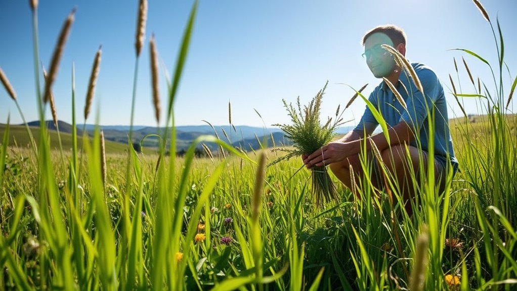foraging safely in meadows