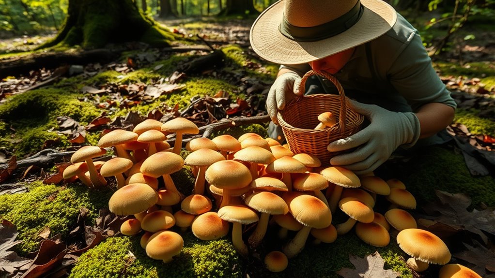 handle mushrooms with care