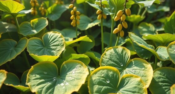 harvesting edible plantains outdoors