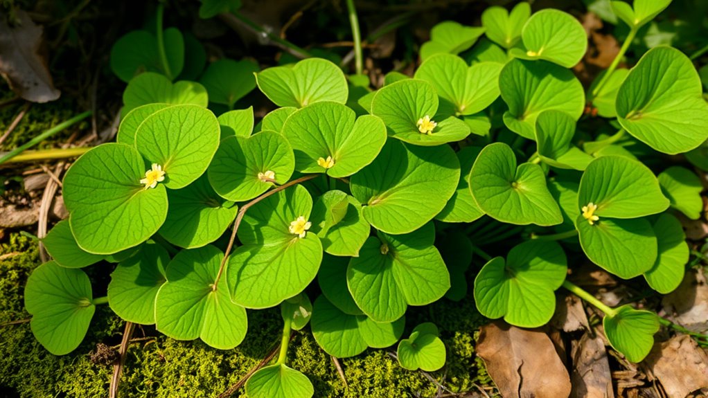 identify distinctive heart shaped leaves