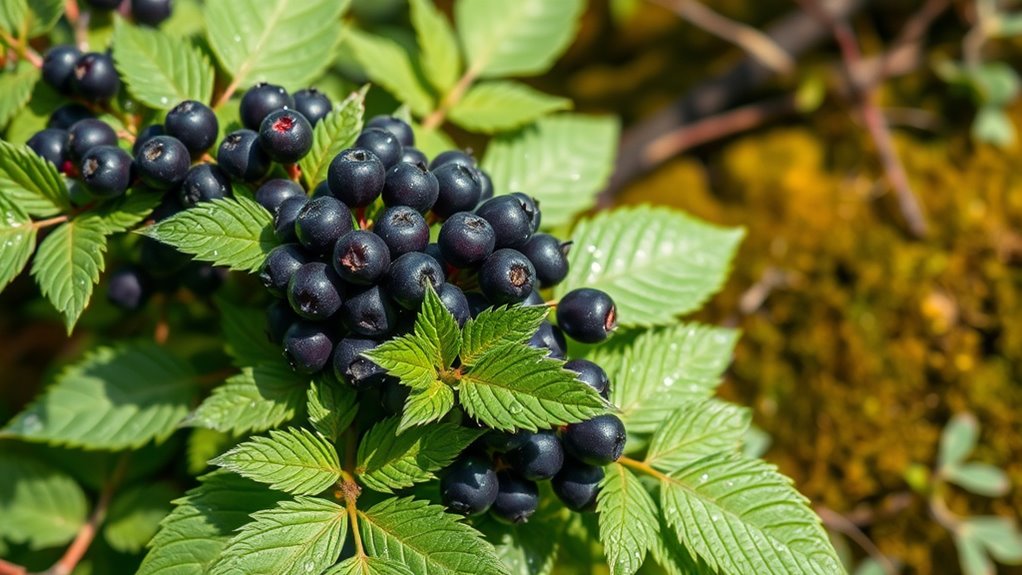 identify elderberry physical traits