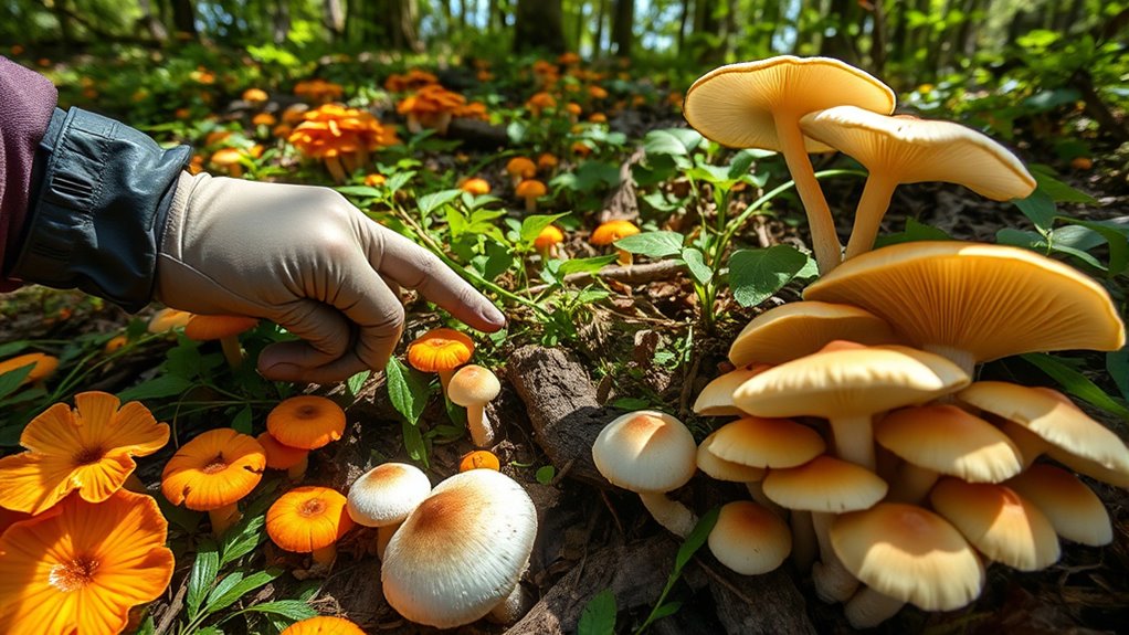 identify toxic mushroom look alikes