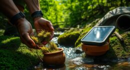 locate and purify water sources