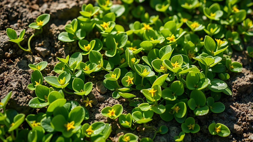 low succulent prostrate stems