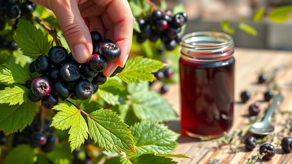 make elderberry syrup at home