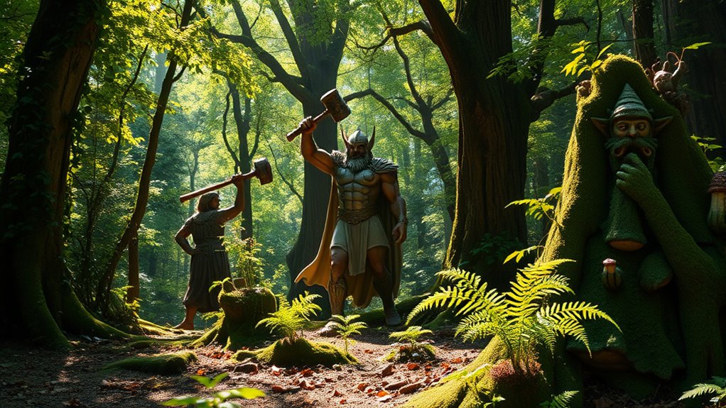 mythic guardians symbolize divine protection