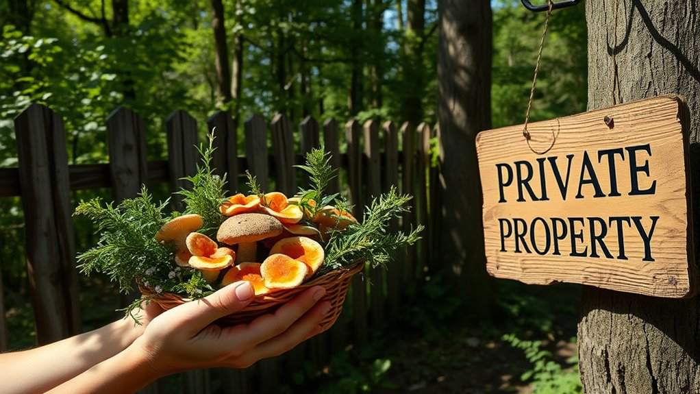 obtain permission before foraging