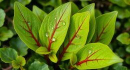 tangy sheep sorrel leaves