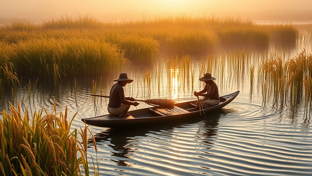 traditional wild rice harvesting techniques