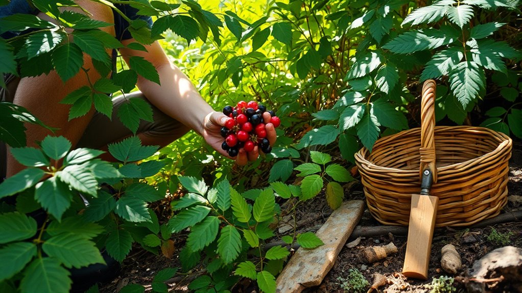 use tools for safe foraging