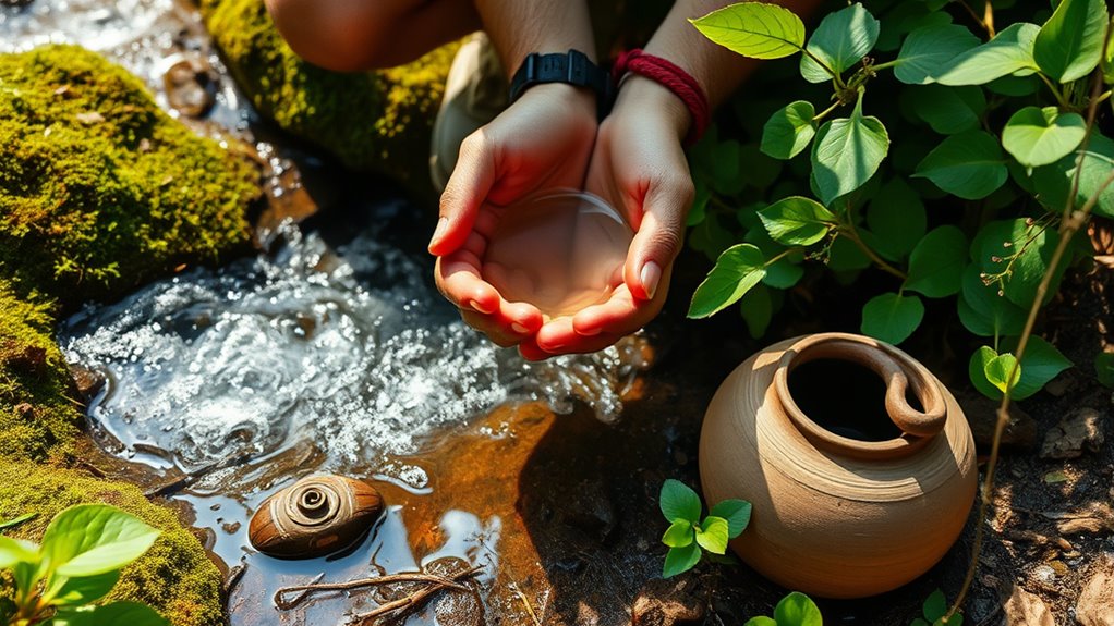 water detection through observation